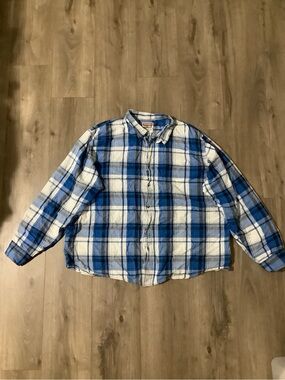 Wrangler Jeans & Co  Plaid Cotton Shirt  Wrangler Premium Quality 3XL